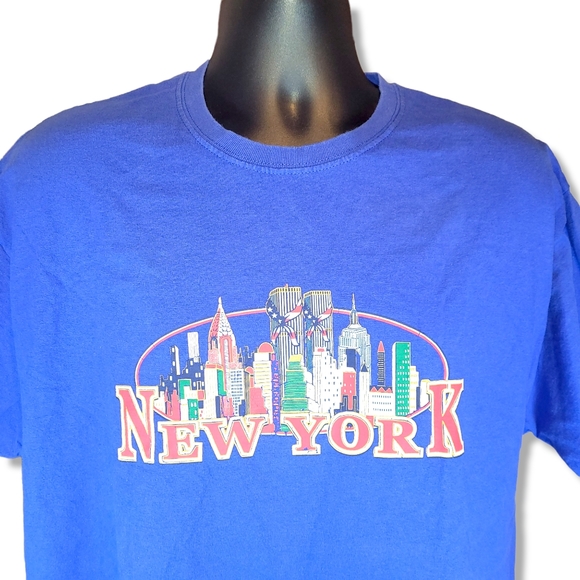 New York Time Square Skyline T-shirt - Picture 2 of 5